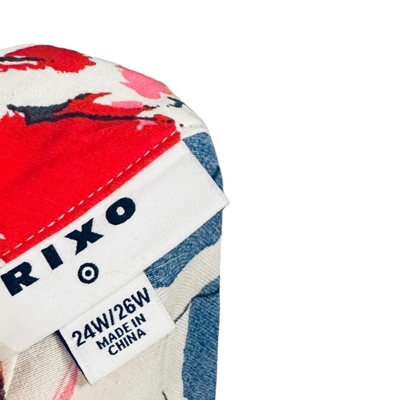 RIXO White Floral Mock Neck Maxi Dress Size 24 plus women’s - Picture 5 of 13